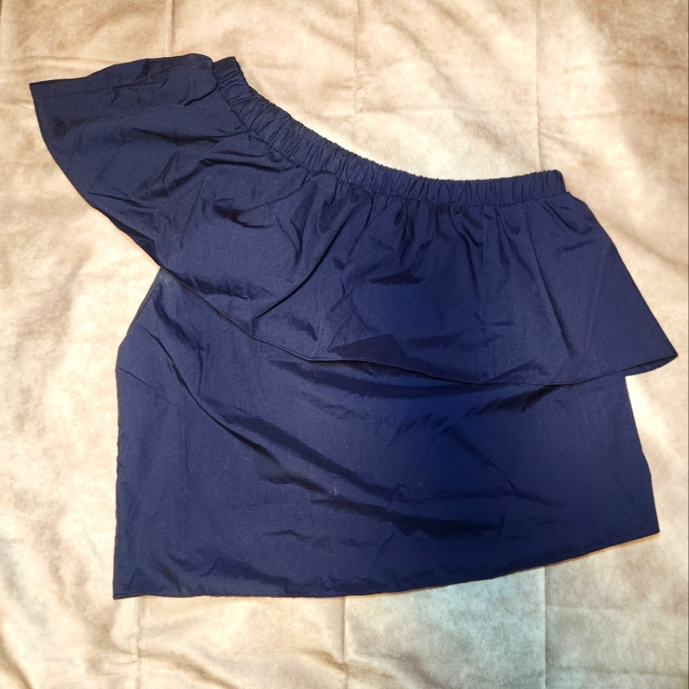 ASOS One Shoulder Ruffle Top